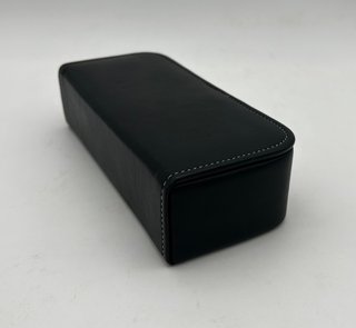 Joyero de viaje para hombre, negro y gris