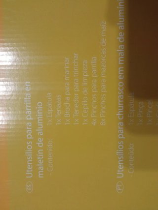 Maletín Aluminio Utensilios Barbacoa