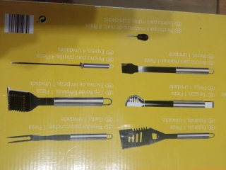 Maletín Aluminio Utensilios Barbacoa