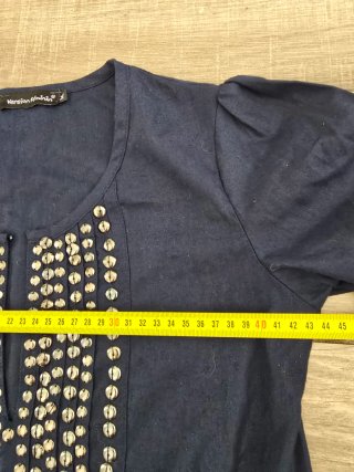 Camicia blusa donna con borchie