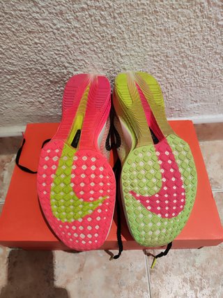 Nike Vaporfly Next 3 Verde/Rosa Talla 42