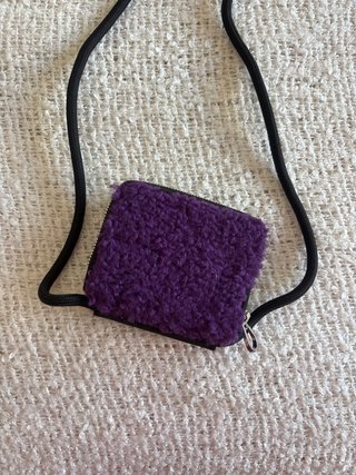 Monedero Tous Morado y Negro