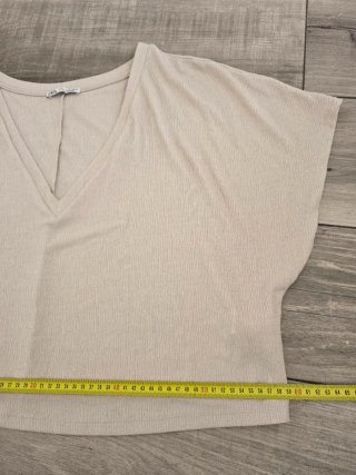 Blusa Zara Beige Taglia Unica