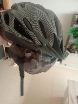 Bicicleta de marcha con accesorios