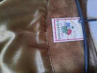 Chaleco piel Alpenland vintage
