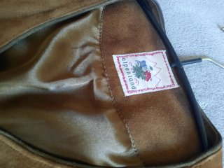 Chaleco piel Alpenland vintage