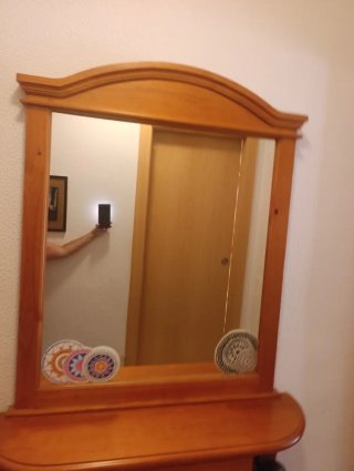 Mueble recibidor pino macizo