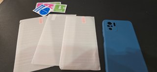 Funda Xiaomi Redmi Note 10S + 3 protectores