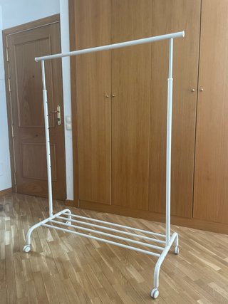 Perchero Ropa Metálico Blanco Ikea