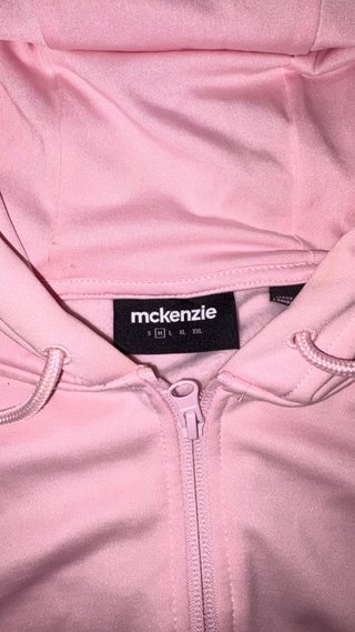 Chaqueta McKenzie rosa con cremallera