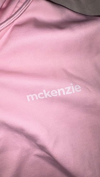 Chaqueta McKenzie rosa con cremallera