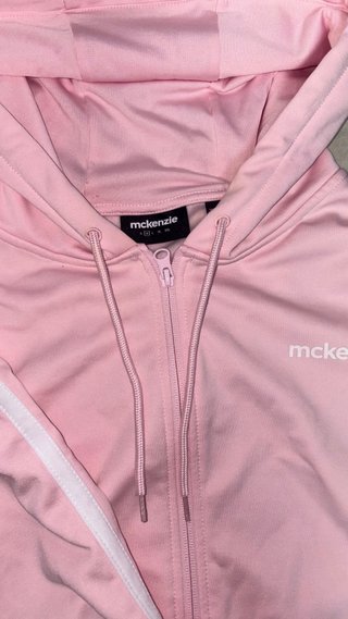 Chaqueta McKenzie rosa con cremallera