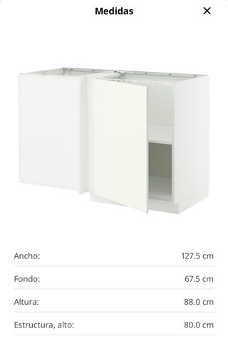 Puertas Cocina Ikea. Modelo Bodbyn, Blanco Hueso.