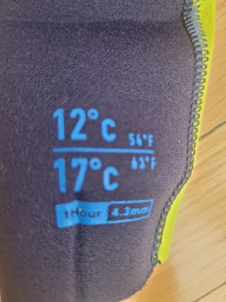 Traje de neopreno OLAIAN Talla 12