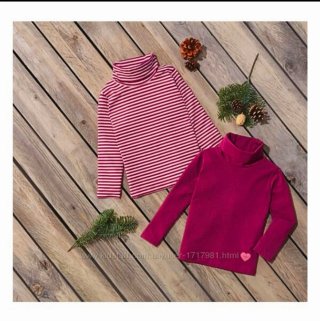 Lote 2 Camisetas Cuello Alto Niña Lupilu