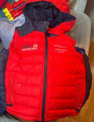 Chaleco niño Hackett azul y rojo
