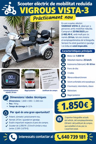 Scooter Eléctrico Vigrous Vista-3