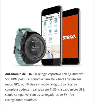 Relógio Kalenji OnMove 500 HRM GPS