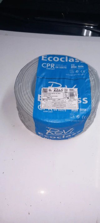 Cable Eléctrico 2.5mm Gris Libre Halógenos