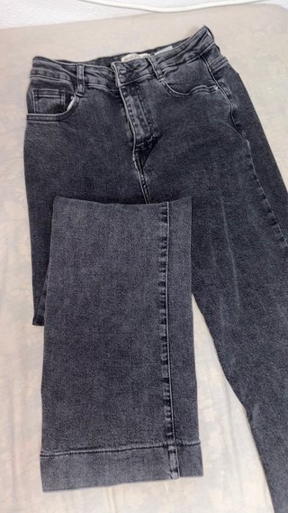 Pantalones anchos grises