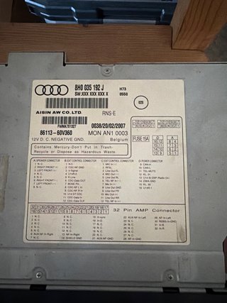 Audi Navigation Plus Pantalla