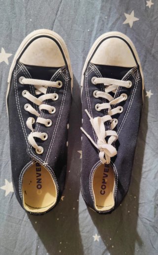 Converse negras talla 41.5