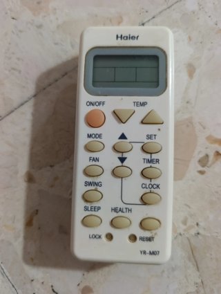 Mando Aire Acondicionado Haier YR-M07