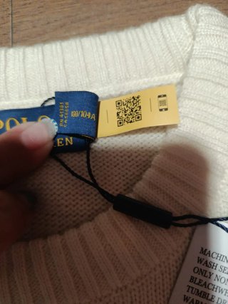 Jersey Polo Ralph Lauren Oso Esquí Blanco