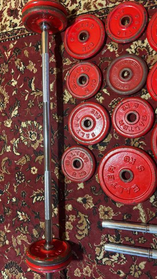 Kit Mancuernas Gimnasio Pesas Salter OFERTA