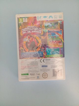 Sonic Colours Wii (Caja y disco)