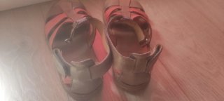 Sandalias Camper Talla 39 Marrón y Rojo