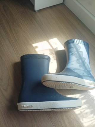 Botas de agua Tribord niño azul