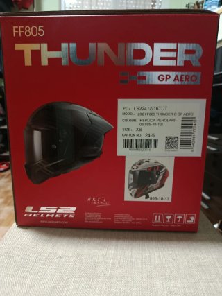 CASCO LS2 FF805 THUNDER GP AERO RÉPLICA CORENTIN