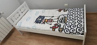 Cama infantil IKEA 140x70cm blanca