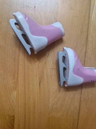 Patines de hielo Nancy rosas