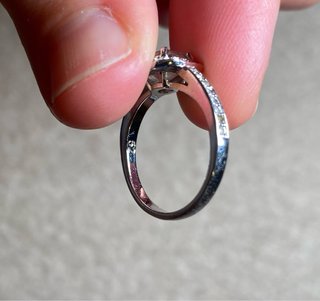 Anillo de plata con circonitas Swarovski