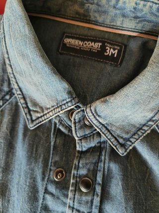 Camisa tejana Green Coast azul