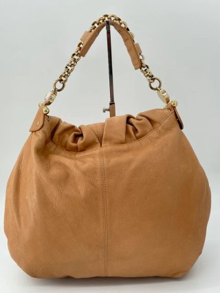 Bolso Uterqüe Beige y Dorado