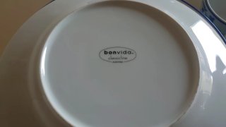 Vajilla Porcelana Bonvida.