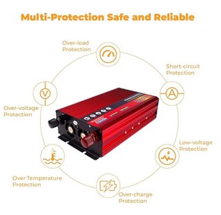 Transformador Conversor Electrico 12v/220V 3000w