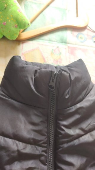 Chaleco acolchado mujer negro