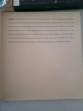 Listini stock Rolex vari anni e modelli