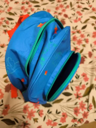 Mochila Infantil Carefree Stitch Azul
