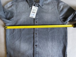 Camisa Zara Denim Relaxed Fit Talla S