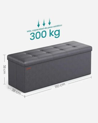 Puff Almacenaje, Baúl SONGMICS LSF070G01 110cm