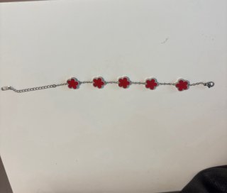 Pulsera trébol acero inoxidable