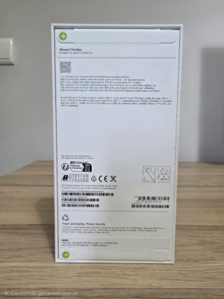 iPhone 17 Pro Max 256GB Blanco Precintado