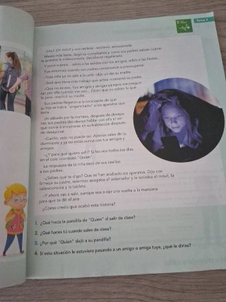 Libro de texto 5 primaria valores