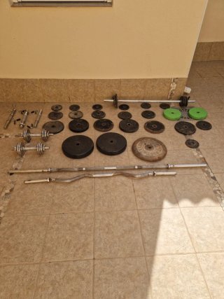 Pesas y Barras Gimnasio Discos de Peso gym pesas
