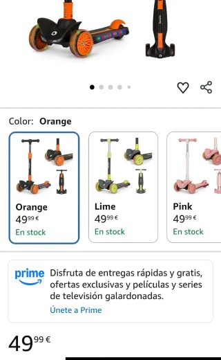 LIONELO Timmy Scooter de Equilibrio para Niños